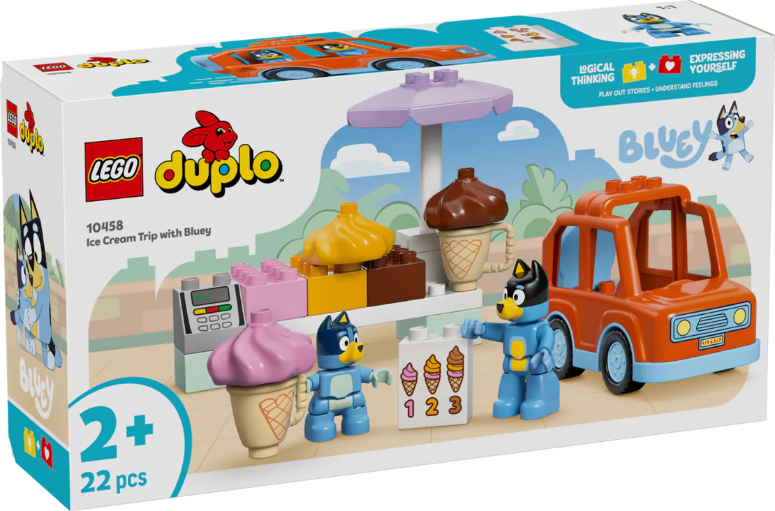 LEGO® DUPLO® Bluey сладоледено приключение с Блуи 10458