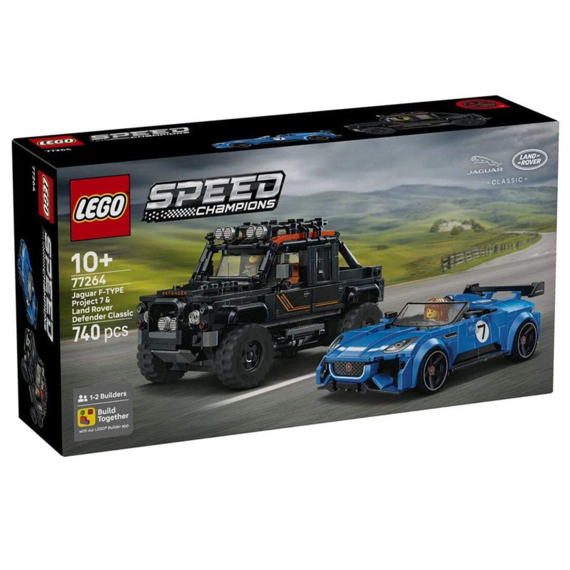 LEGO® Speed Champions Jaguar Project 7 и Land Rover Defender 77264