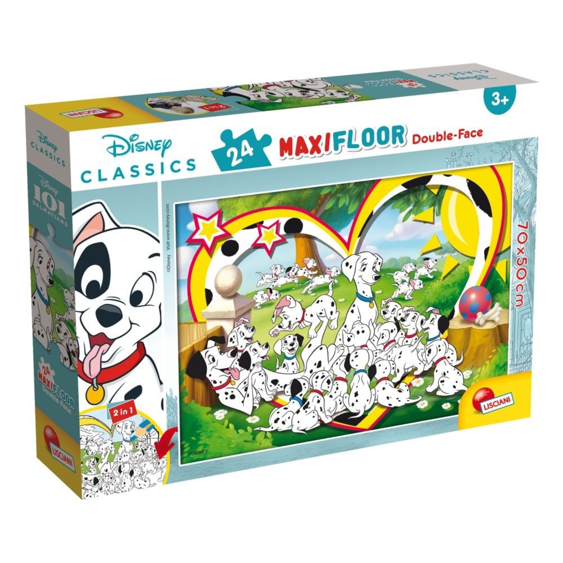 Пъзел Lisciani MAXI 101 Dalmatians 24 ч.