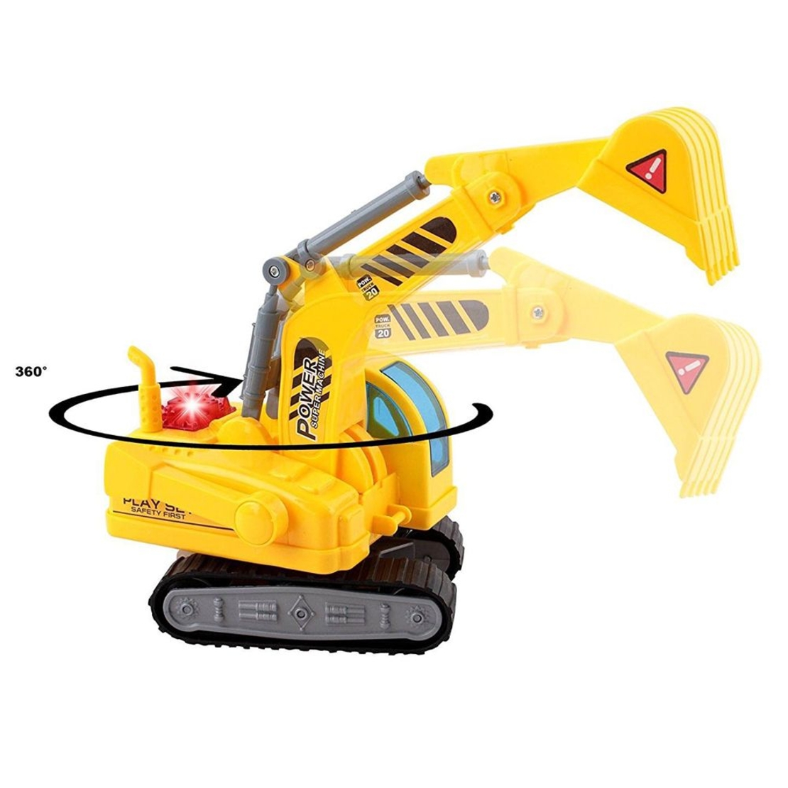 Багер 1:18 със звук и светлини Wenyi Raya Toys