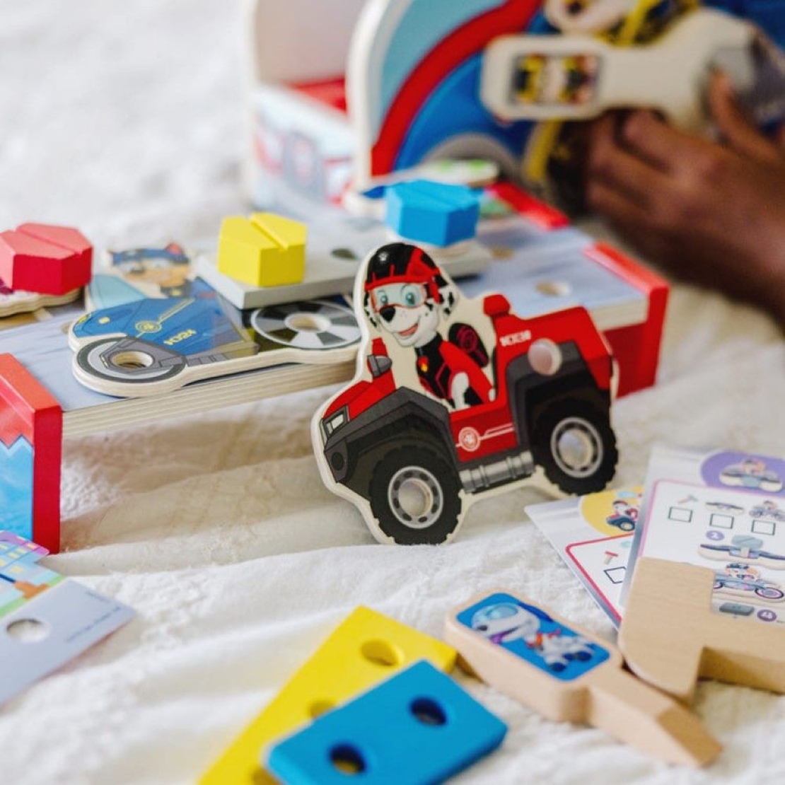 Игрален комплект Melissa and Doug Paw Patrol Сглоби сам автовоз, 35 части 33333
