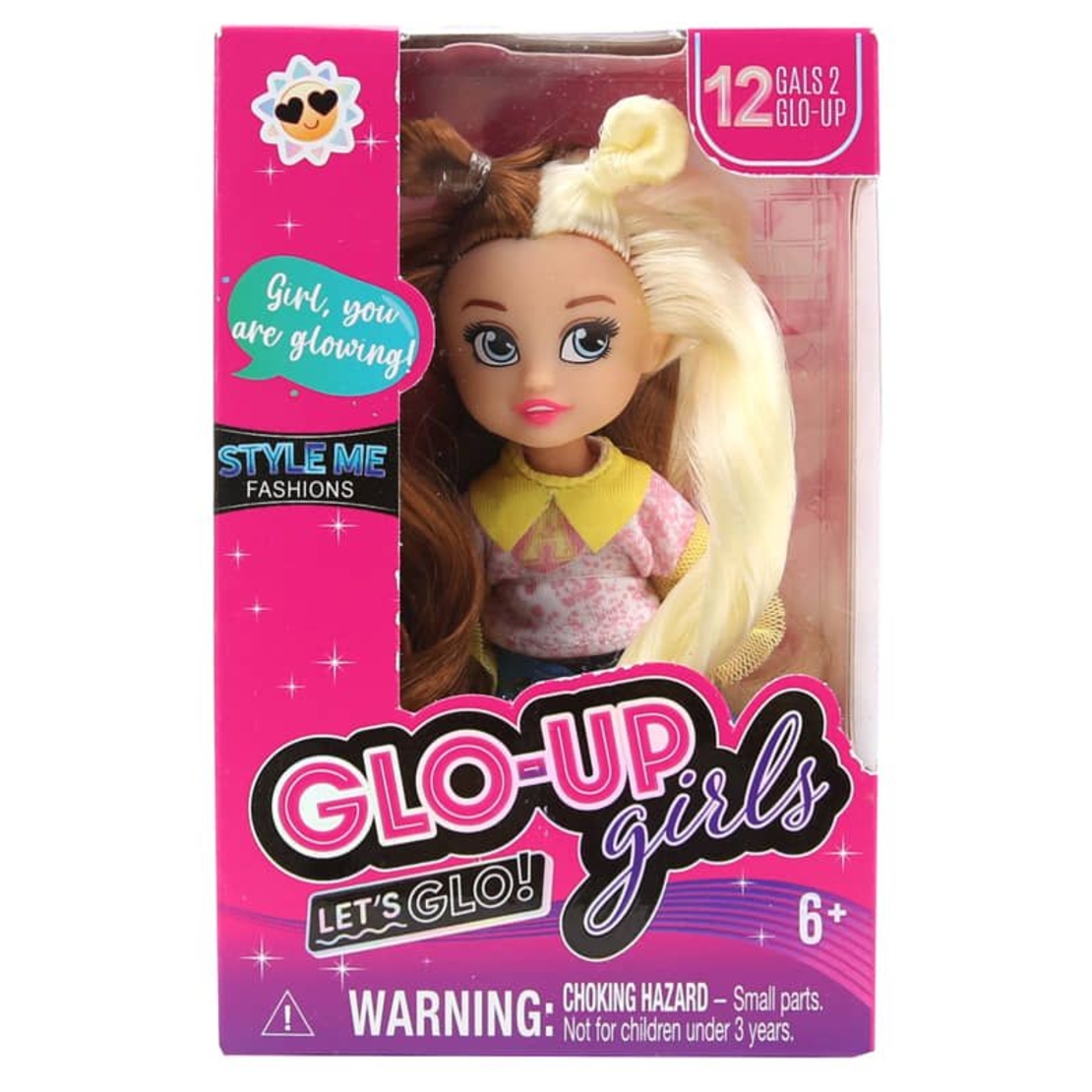 Мини кукла Raya Toys GLO-UP Girls Let`s Glo!