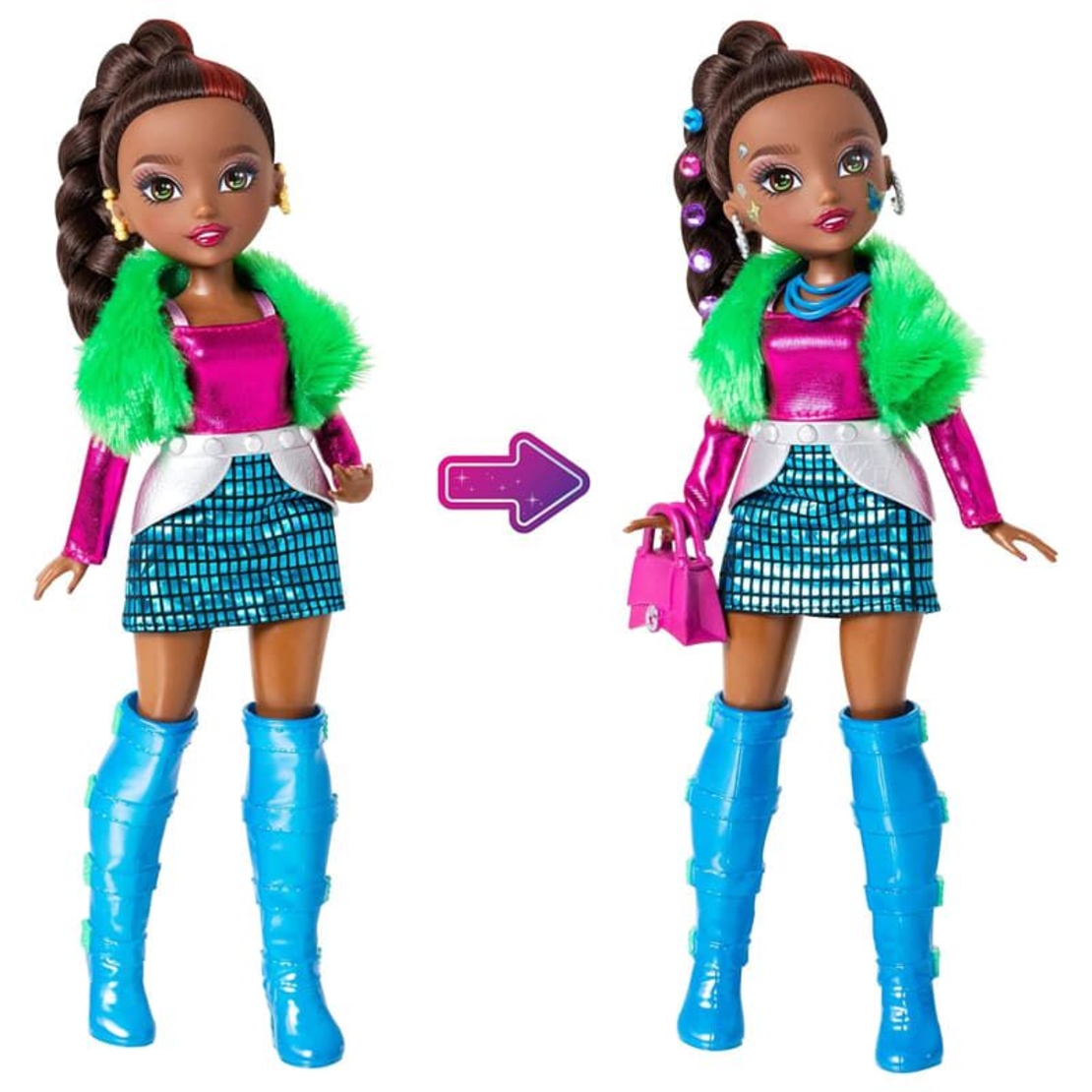 Кукла Raya Toys GLO-UP Girls All out Kenzie, с аксесоари