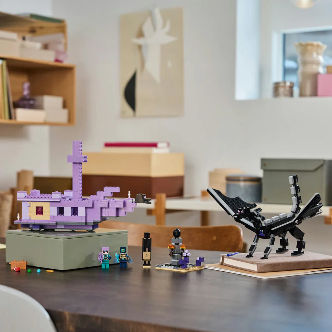 LEGO® Minecraft® Драконът Ендър и корабът на Края 21264