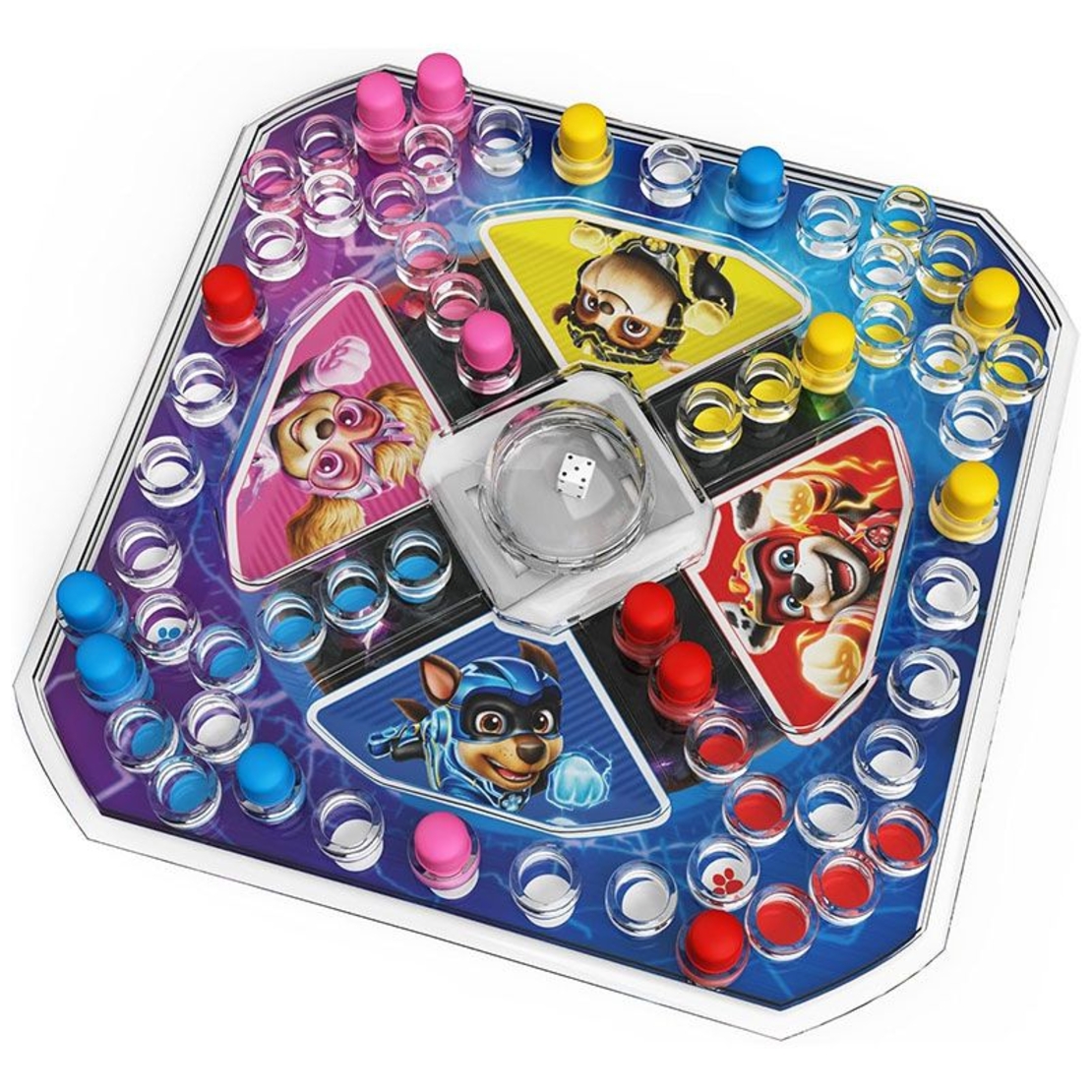Детска настолна игра Spin Master Paw Patrol The Mighty Movie Pop-up, Не се сърди, човече