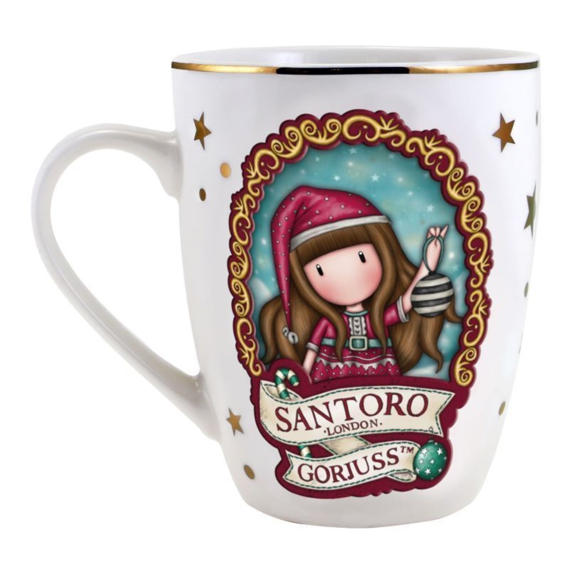 Комплект чаша с подложка - Santoro Gorjuss Merry and Bright - Tis The Season