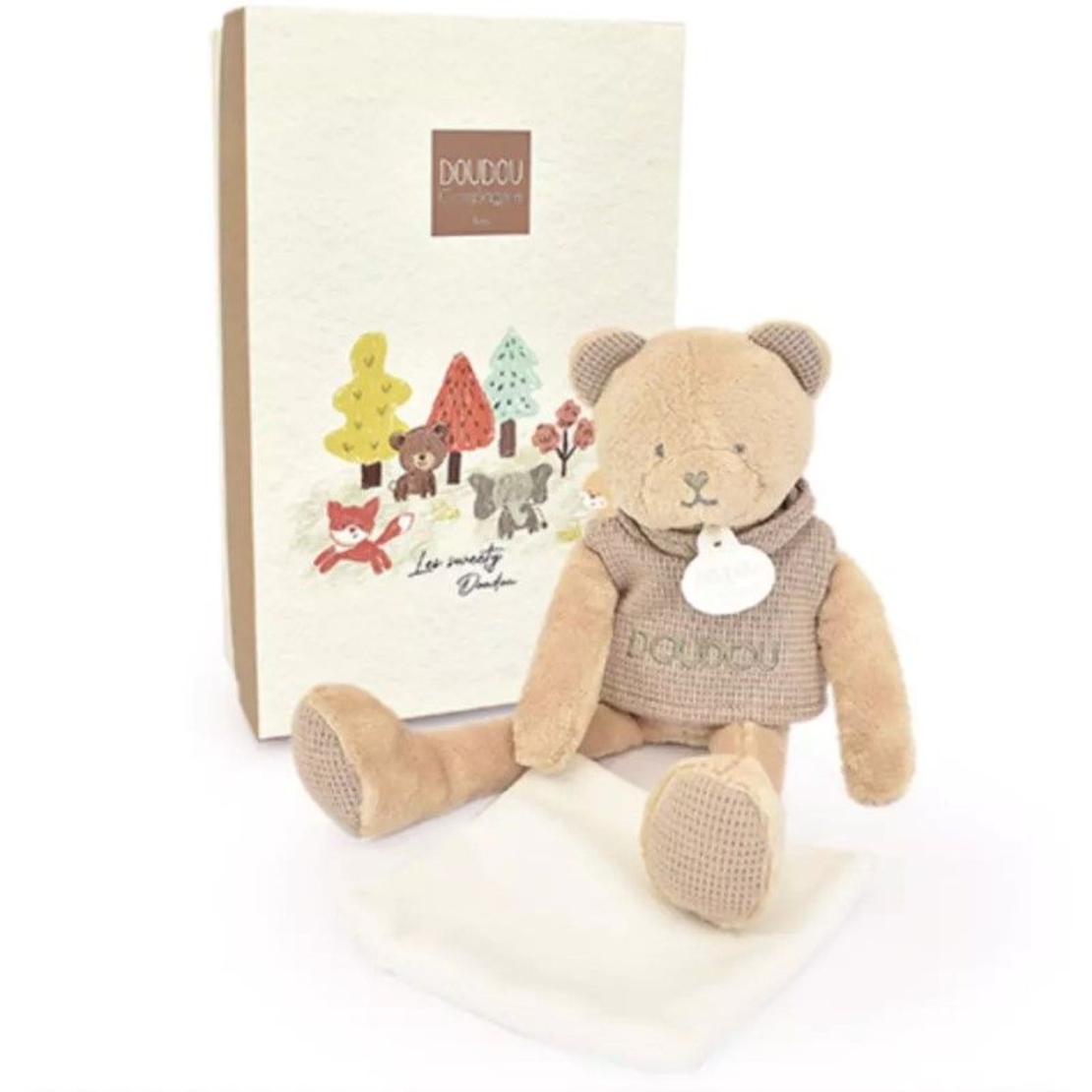 Плюшено мече за гушкане Doudou Sweety Bear 25 см, DC4187