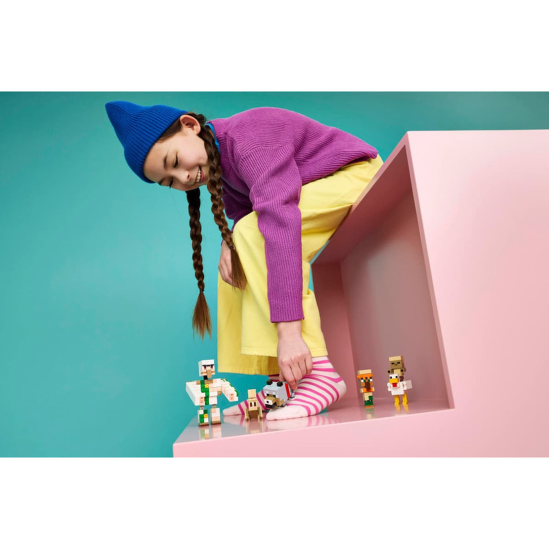 LEGO® Minecraft® Пустинната атака на жокея на пилета 21592