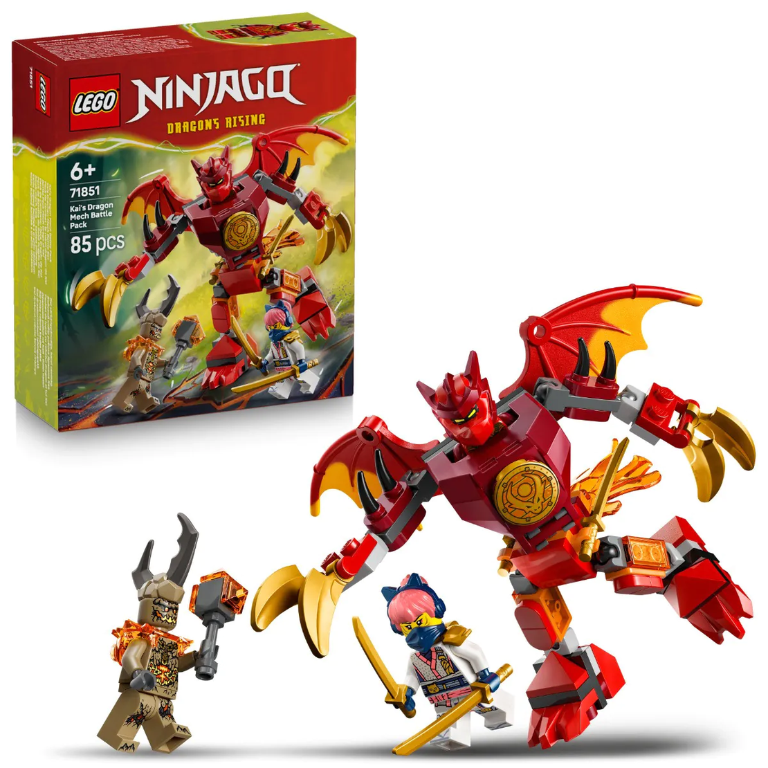 LEGO® NINJAGO® Драконов робот на Кай боен пакет 71851