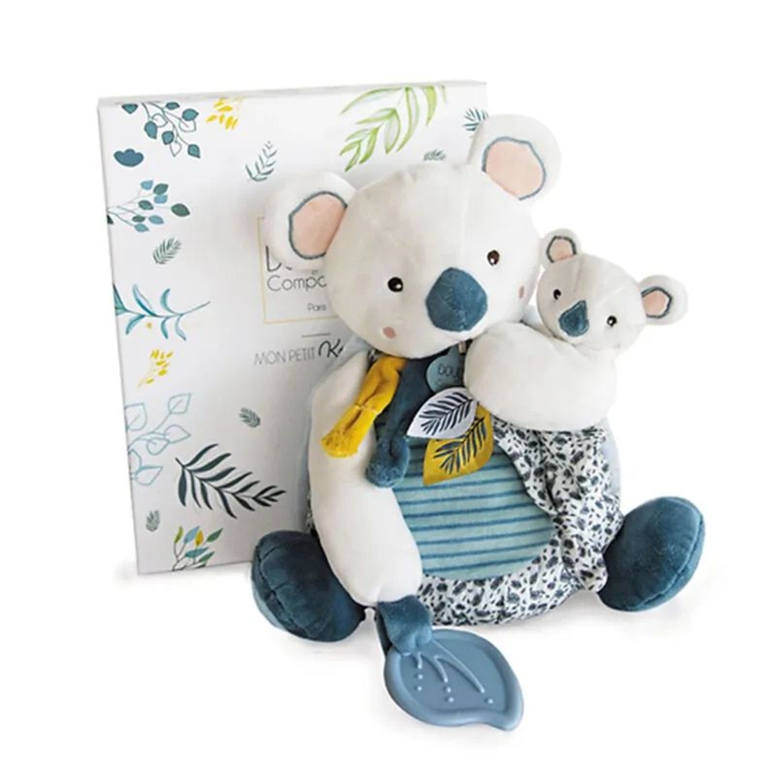 Плюшена коала с бебе и гризалка Doudou Yoca the Koala, DC3669, 25 см.