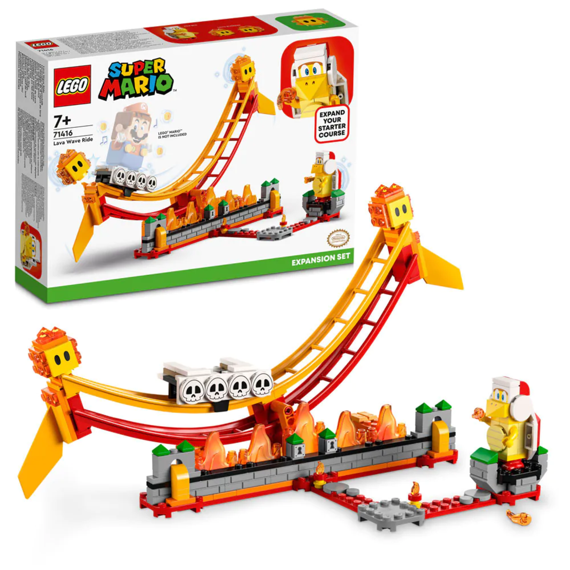 LEGO® Super Mario™ Комплект с допълнения Lava Wave Ride 71416