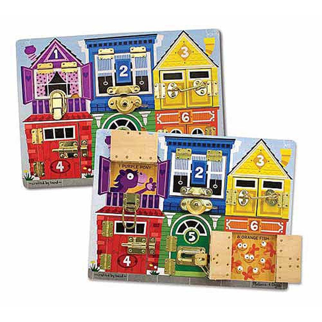Дървена дъска с ключалки Melissa and Doug 13785
