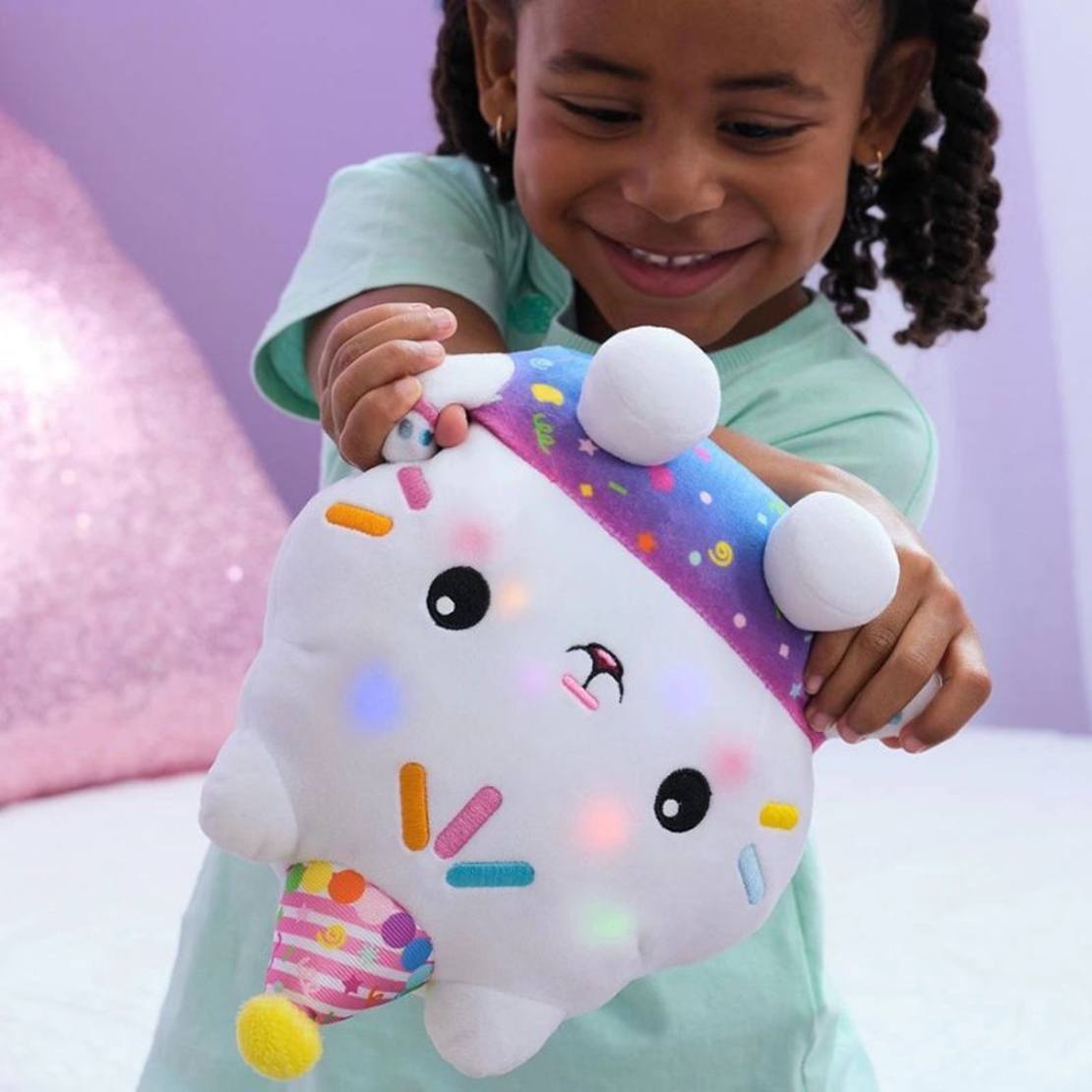Плюшена играчка Spin Master Gabby's Dollhouse Sprinkle Party Cakey Cat