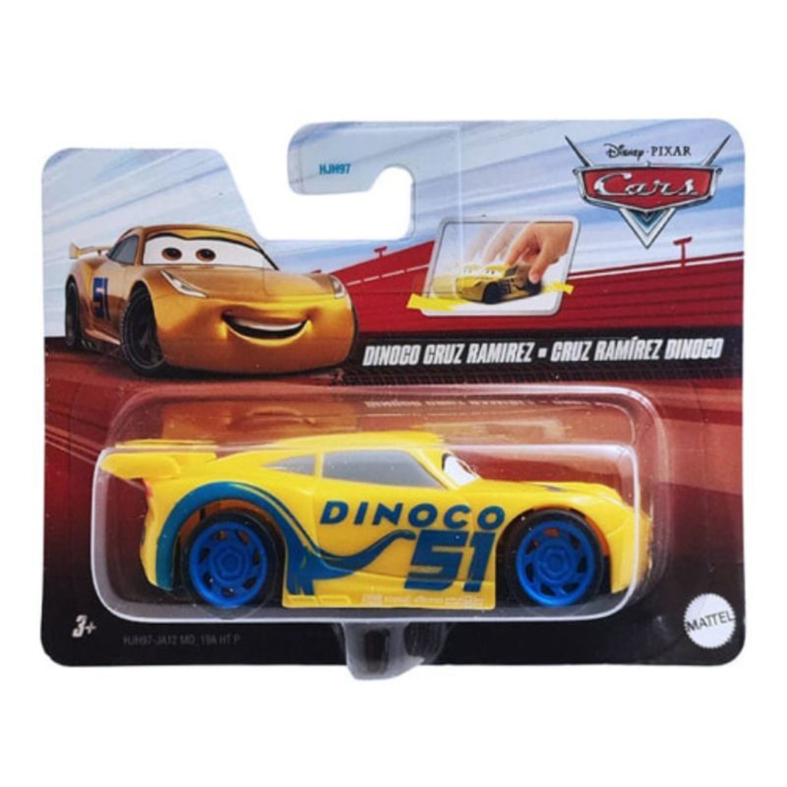 Количка Mattel Cars Dinoco 1:43, HJH97