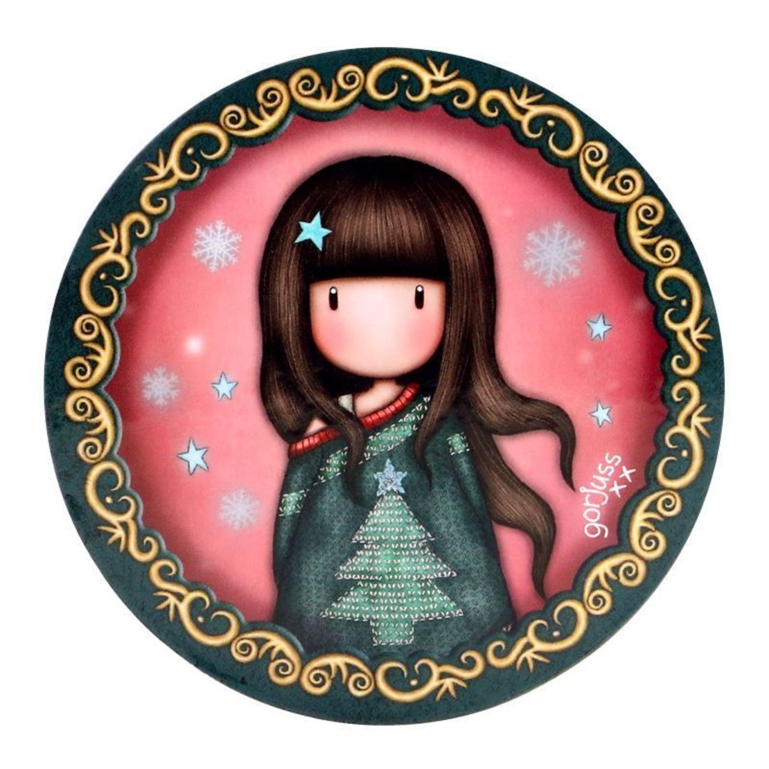 Комплект чаша с подложка - Santoro Gorjuss Merry and Bright - Cosy