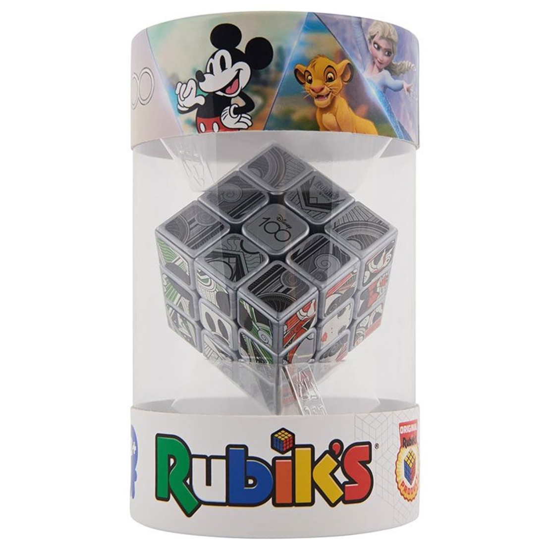 Логически пъзел куб на Рубик Spin Master Rubik Disney Platinum Кубче 3х3