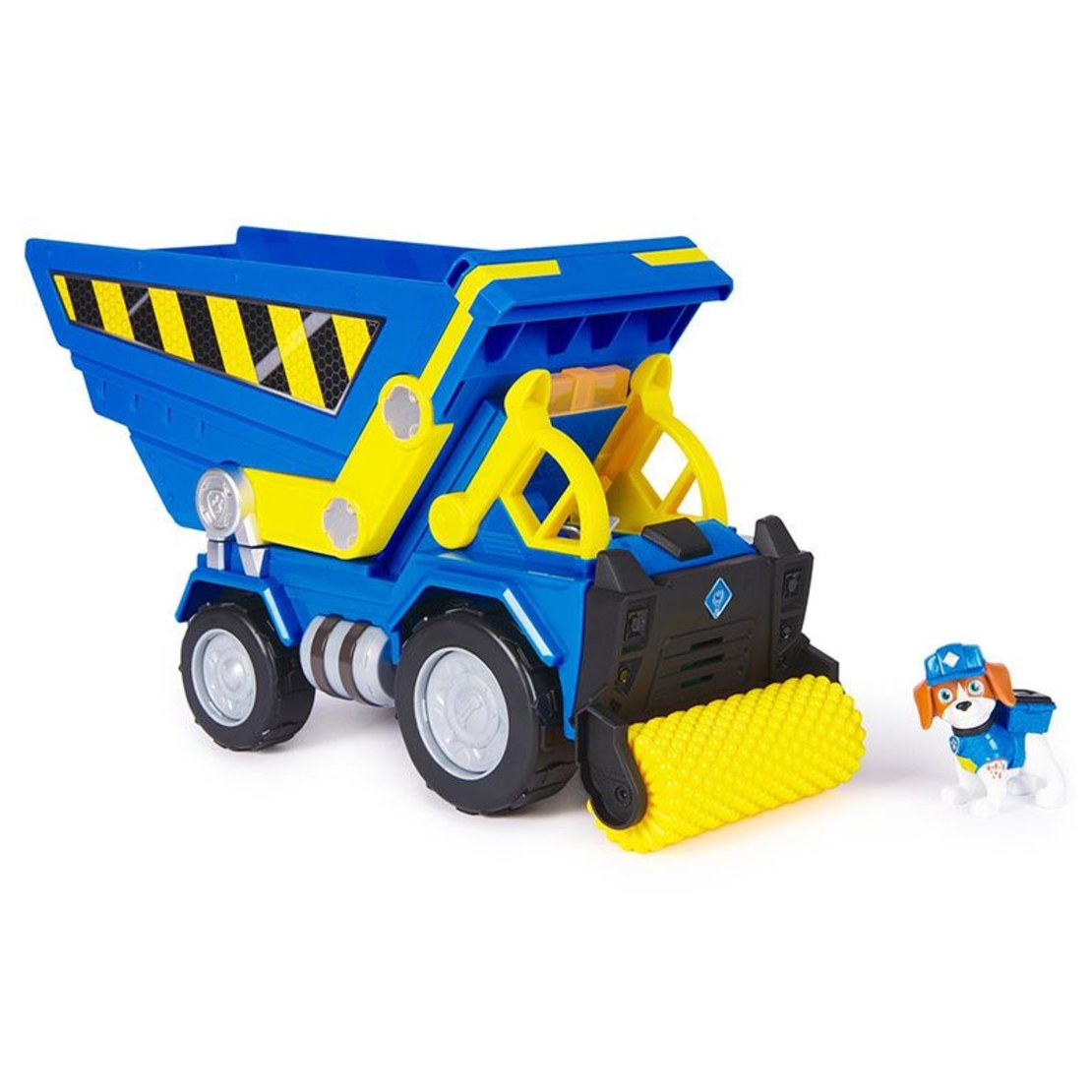 Игрален комплект Spin Master Paw Patrol Rubble & Crew Самосвал и фигурка Уилър, със светлини и звуци