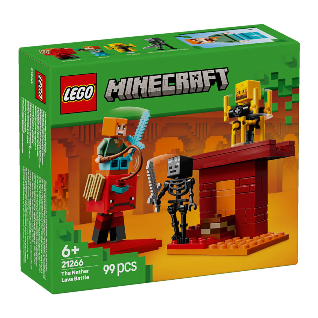 LEGO® Minecraft® Битка в пъклената лава 21266