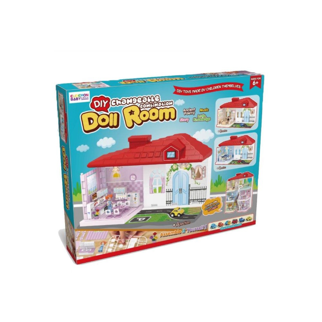 Raya Toys Конструктор Направи си сам къщичка, Асортимент