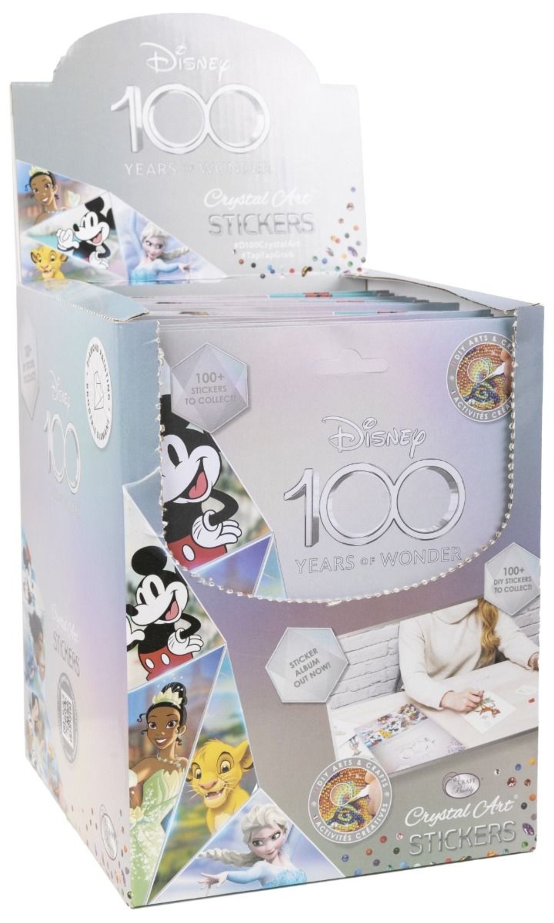 Комплект стикери Craft Buddy - Disney 100 - диамантен гоблен пакет