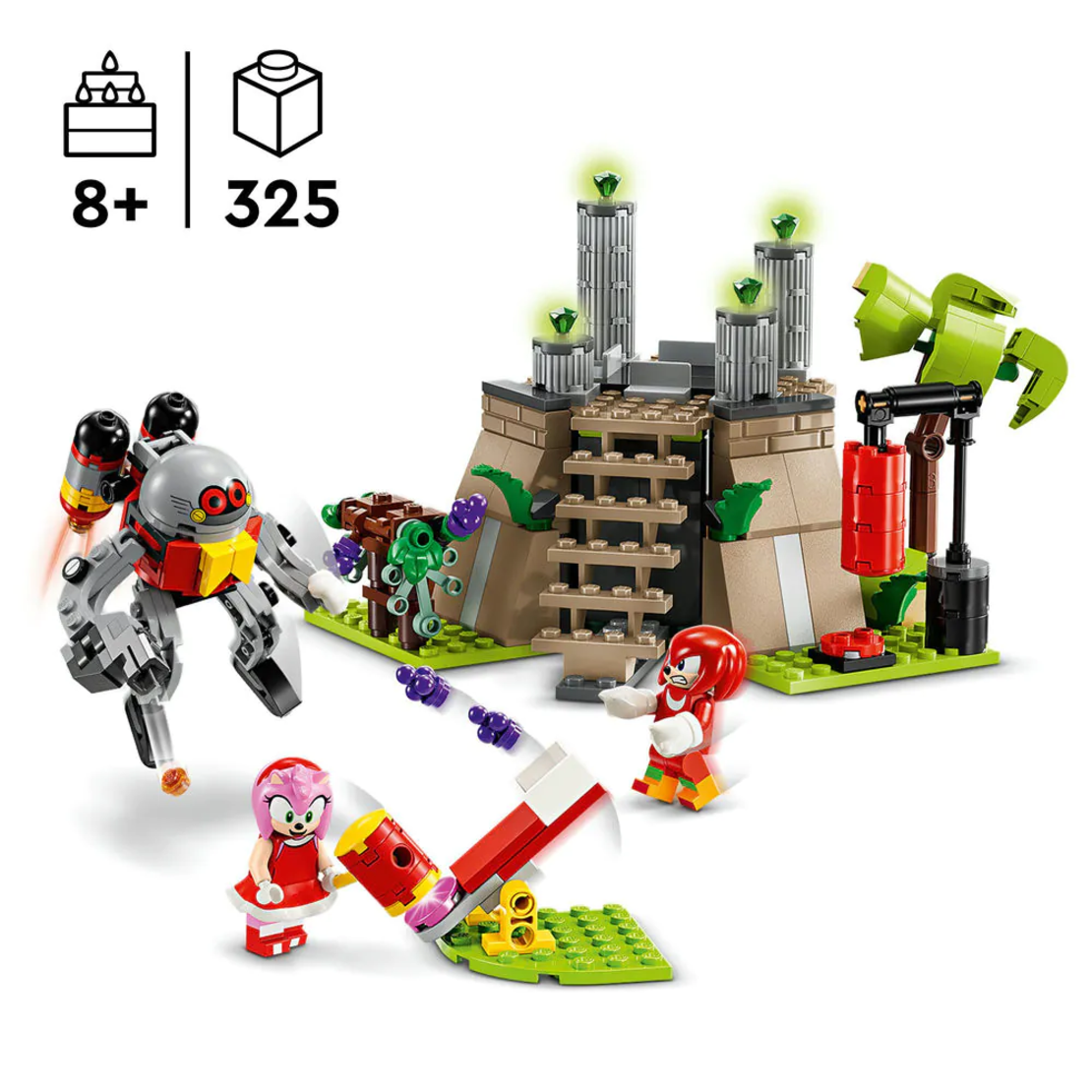 LEGO® Sonic Нъкълс и храмът на Главния изумруд 76998