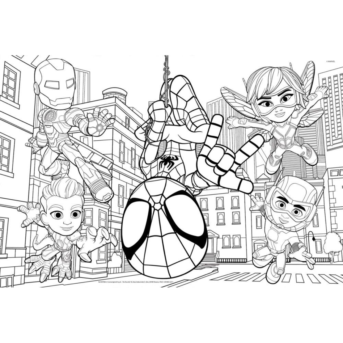 Детски пъзел Lisciani MAXI FLOOR Marvel Spidey 2х24ч.