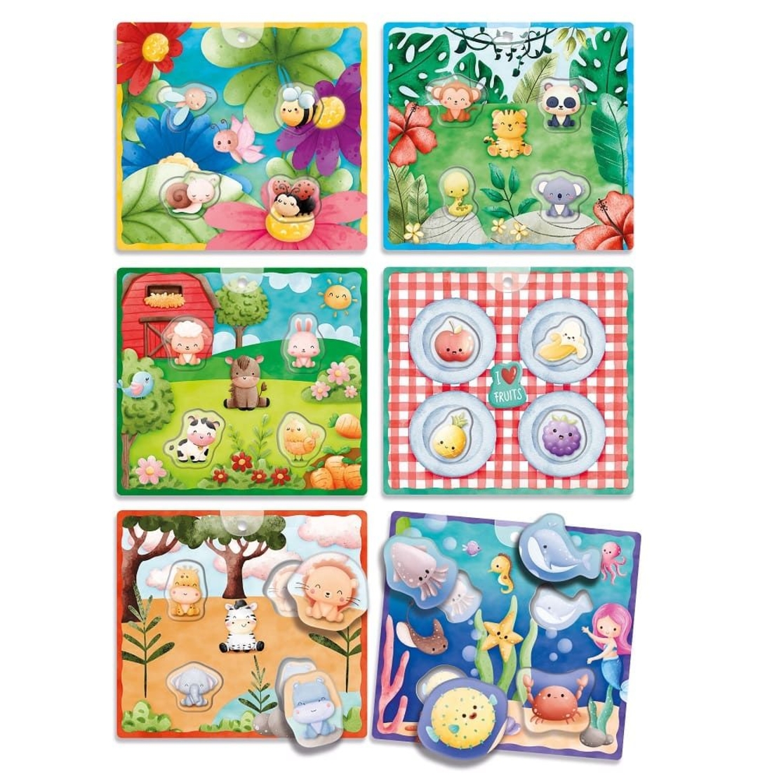 Образователна игра Lisciani Montessori Baby Soft touch boards 107834