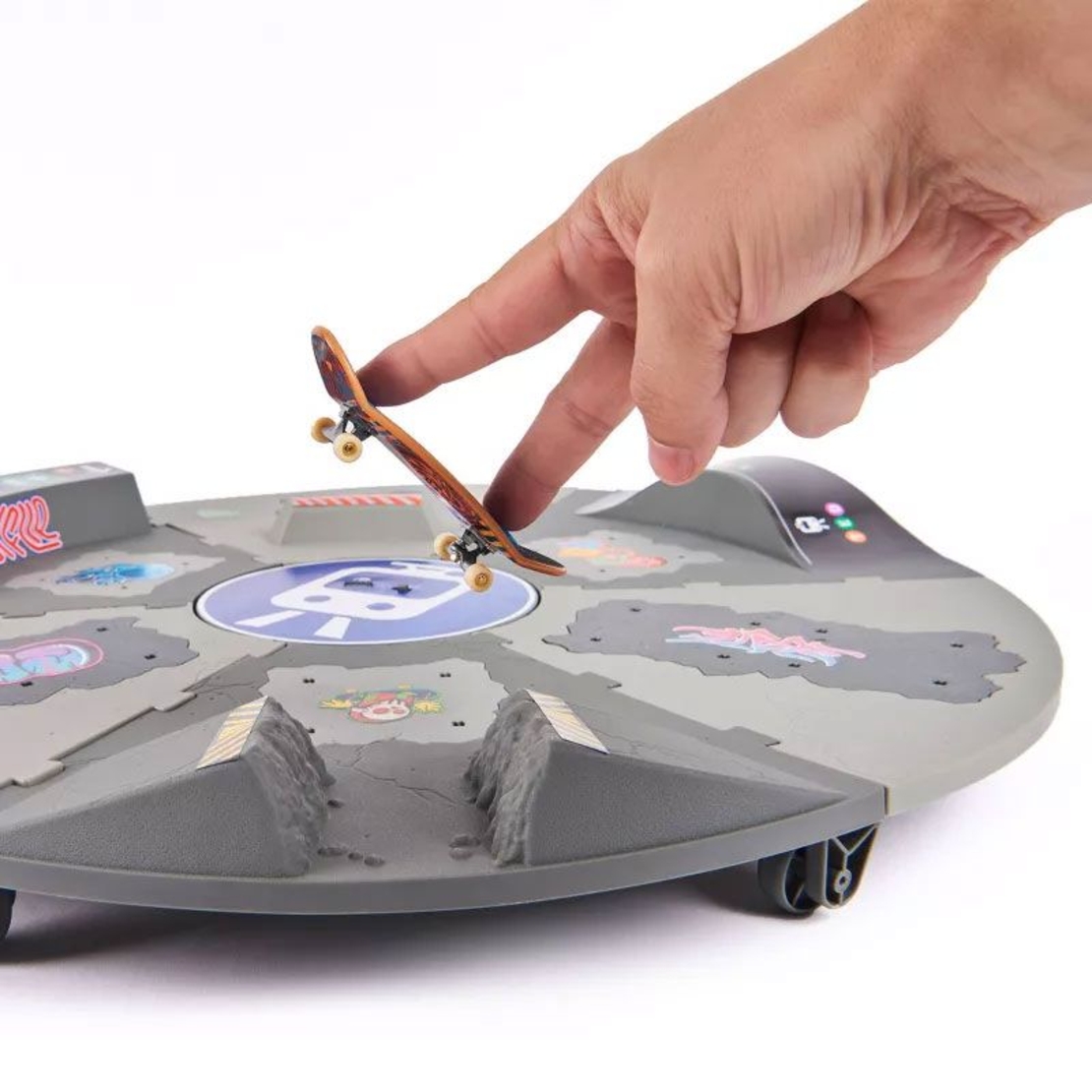 Игрален комплект Spin Master Tech Deck X-Connect Shredline 360 Въртящ се скейт парк и фингърборд