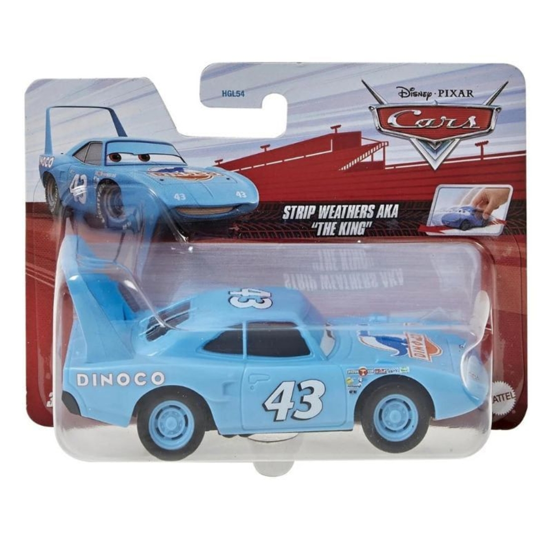 Количка Mattel Cars Strip Weathers 'The King' 1:43, HGL54