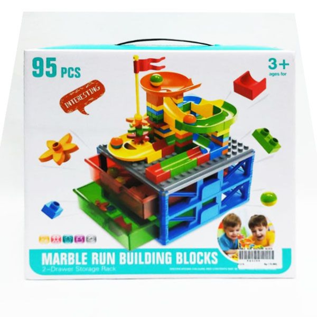 Raya Toys Конструктор с писта за топчета 95 части PG3288