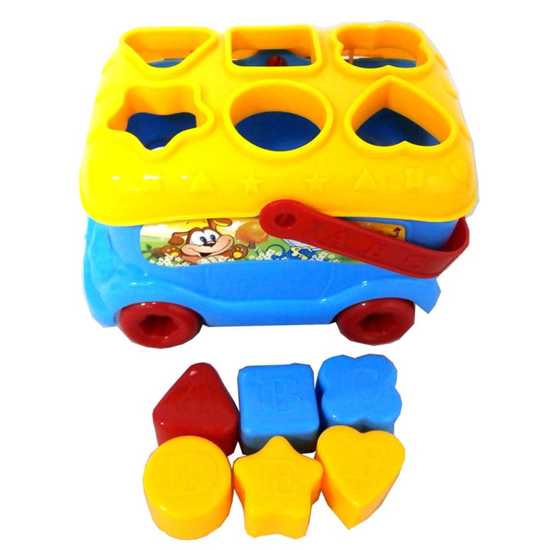 Детски камион сортер Raya Toys, Син