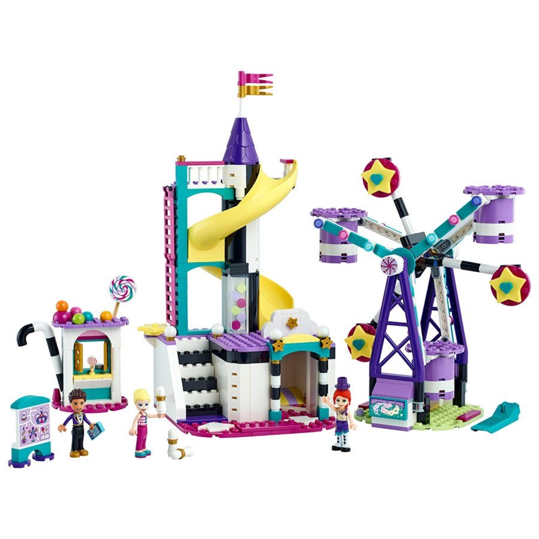 LEGO® Friends Магическо виенско колело и пързалка 41689