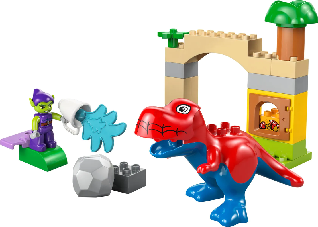 LEGO® DUPLO® Marvel Динозавър Спайди Рекс срещу Зелен гоблин 10463