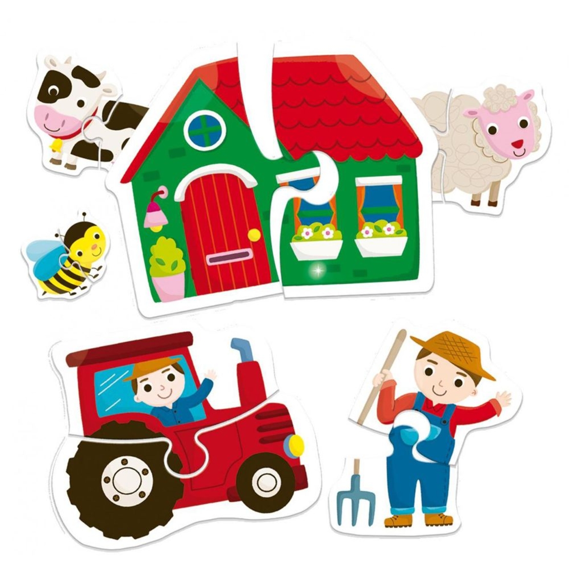 Бебешки пъзел Lisciani Фермата Carotina Baby 57825