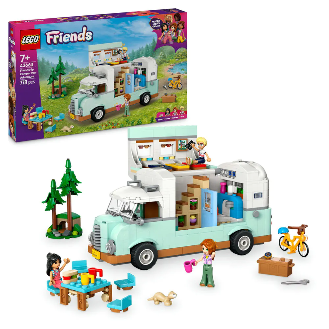 LEGO® Friends Приключение с кемпер на приятелството 42663