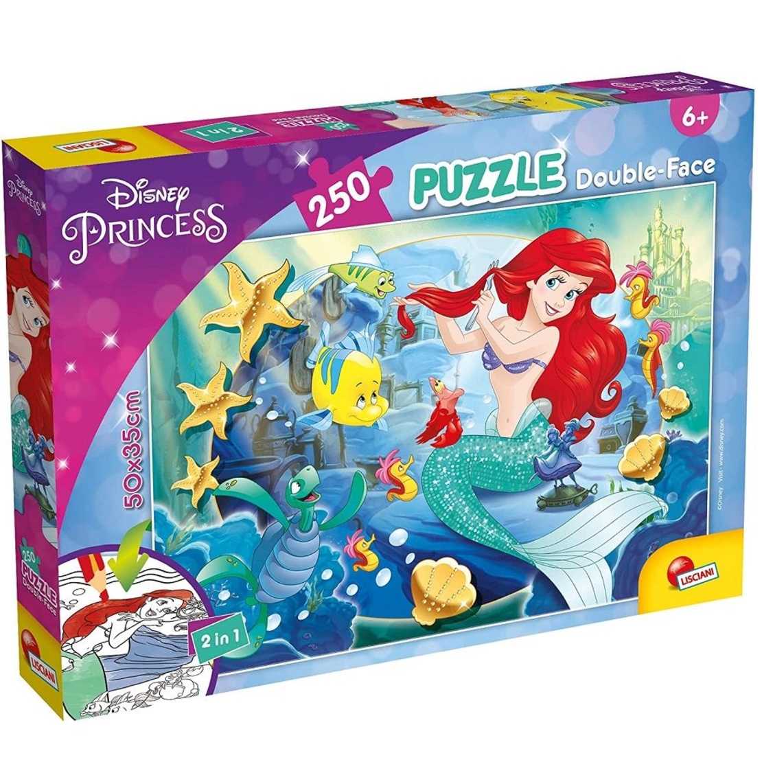 Пъзел Lisciani Double- face Disney Ариел 250ч.