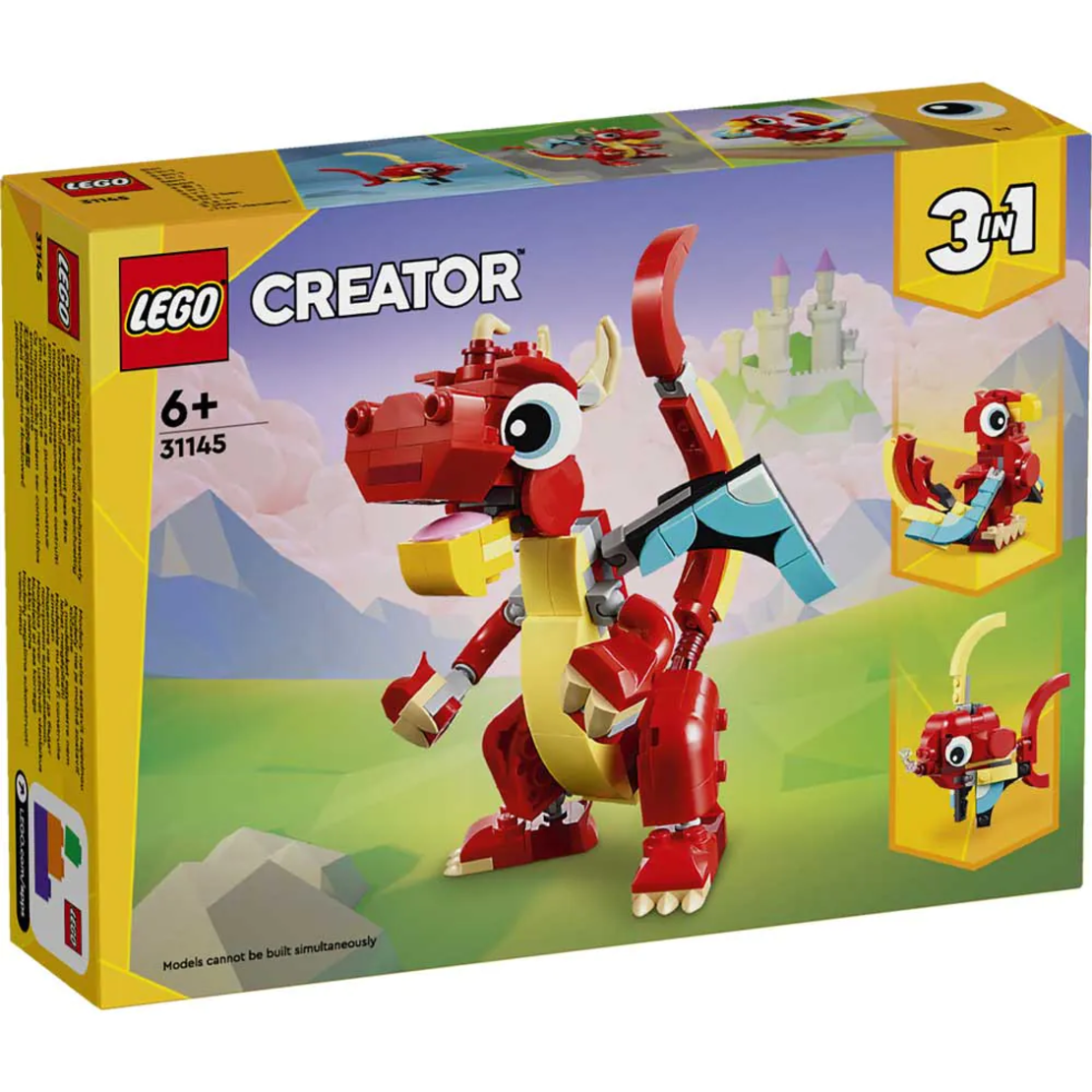LEGO® Creator Червен дракон 31145