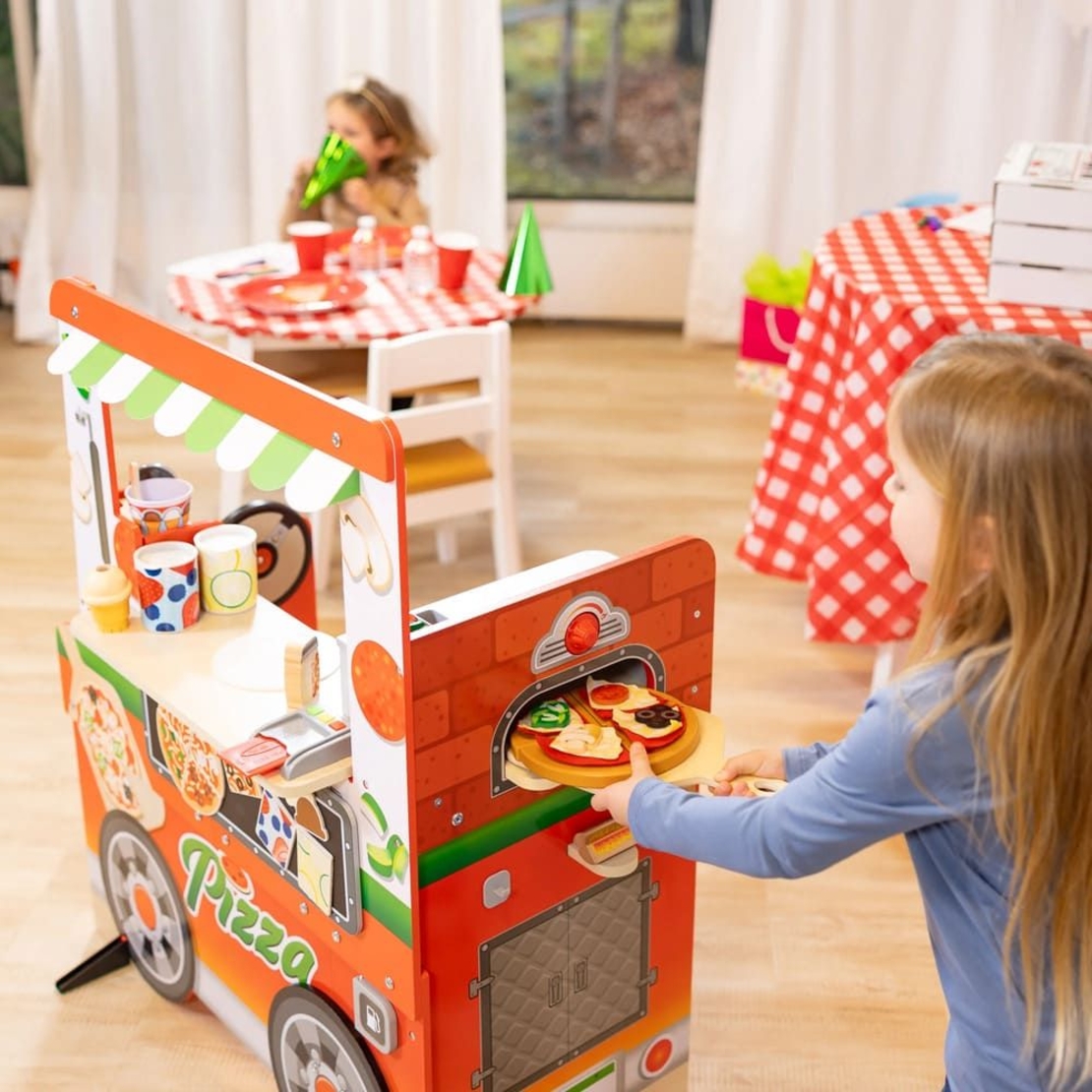 Детска дървена количка за пица Melissa and Doug 32201