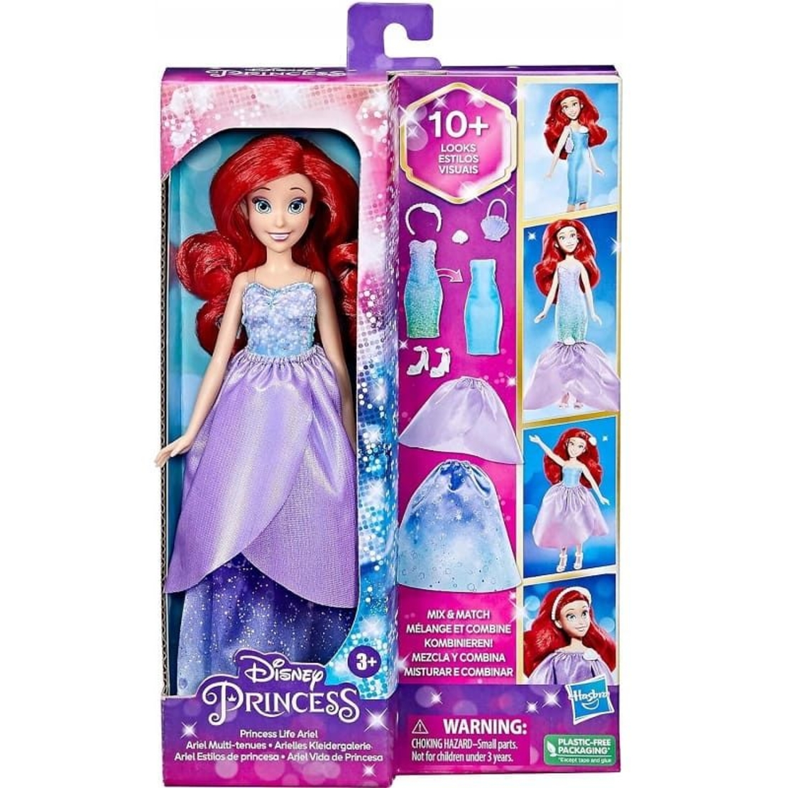 Кукла Hasbro Disney Princess Ariel Mix & Match, с аксесоари, 28 см