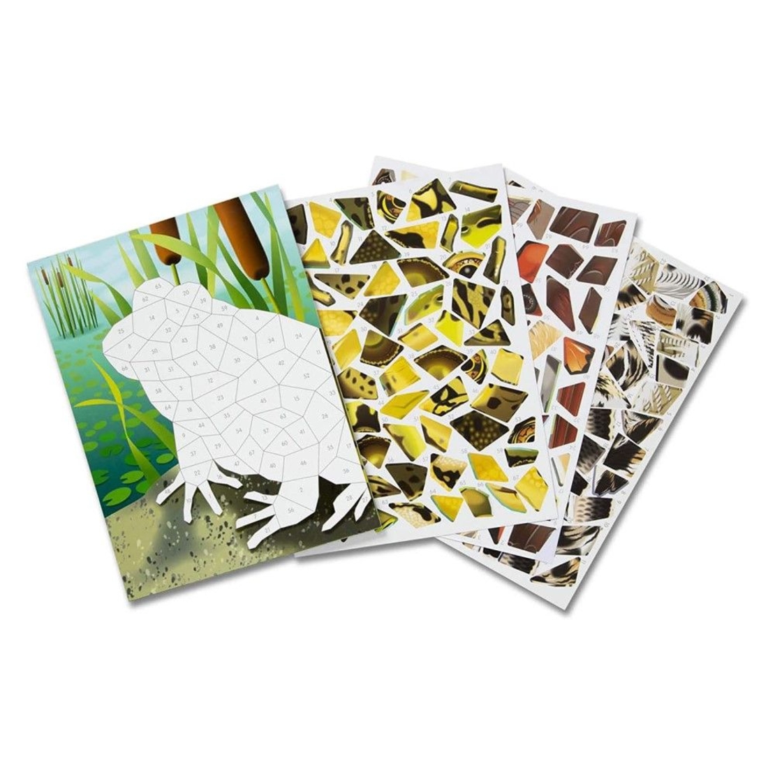 Книжка - мозайка със стикери Природа Melissa and Doug 40162