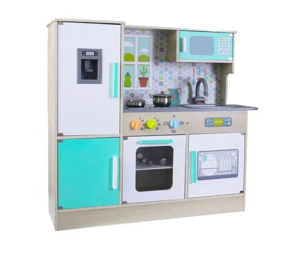 Дървена детска кухня Raya Toys Big Modern Kitchens