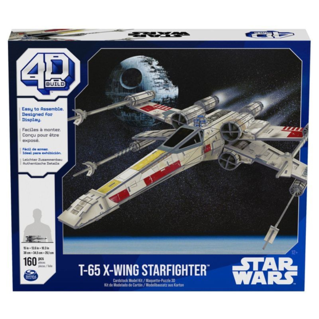 4D пъзел Spin Master Star Wars T-65 X-Wing Starfighter, 160 ч.