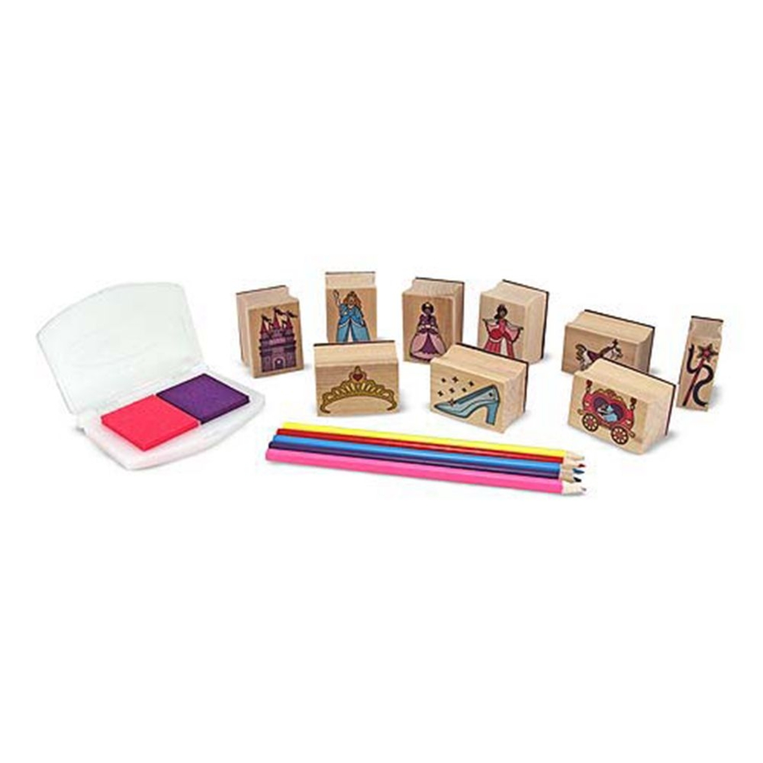 Дървени печати Melissa and Doug Принцеси 12418