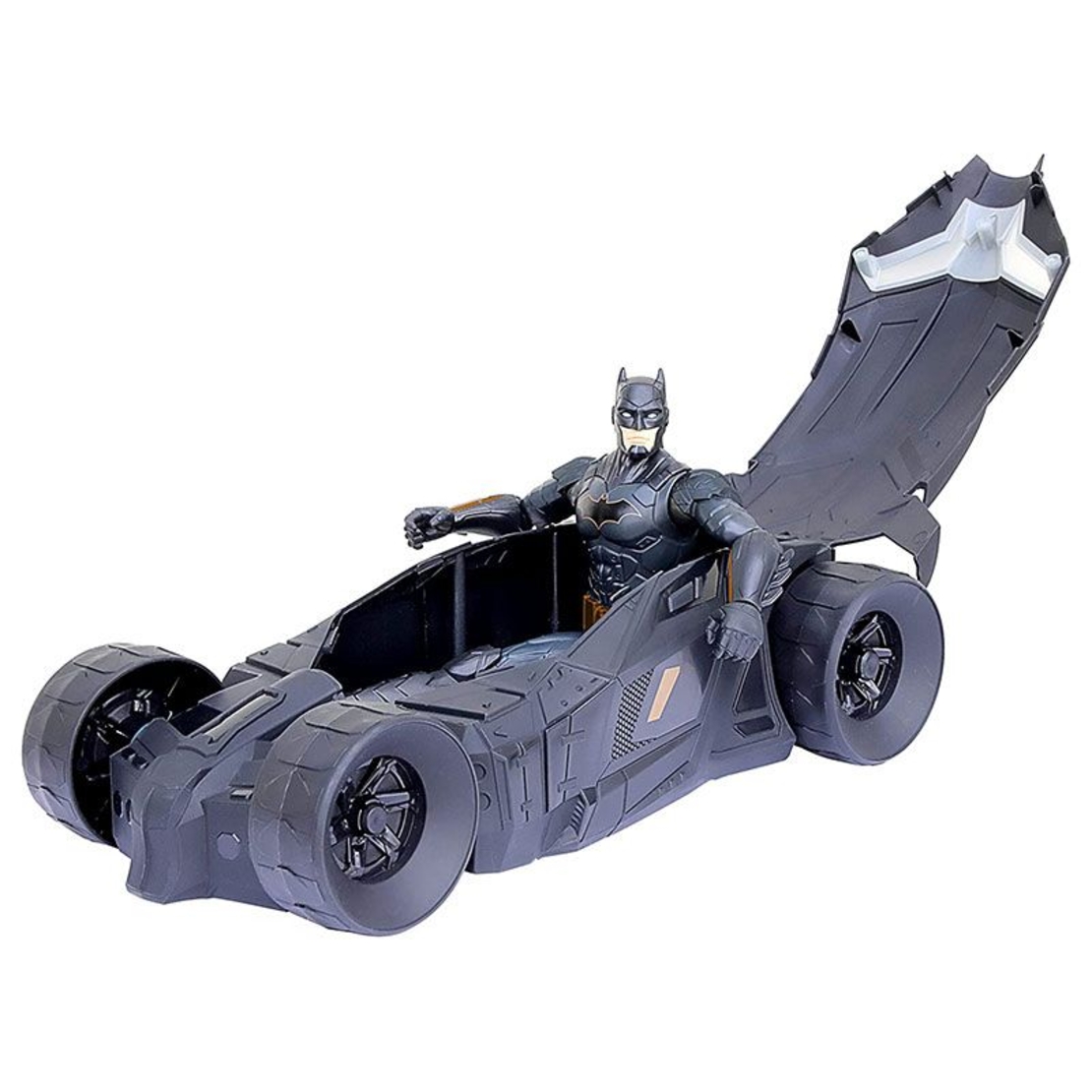 Игрален комплект Spin Master DC Comics Batman Батмобил с екшън фигура 30 см