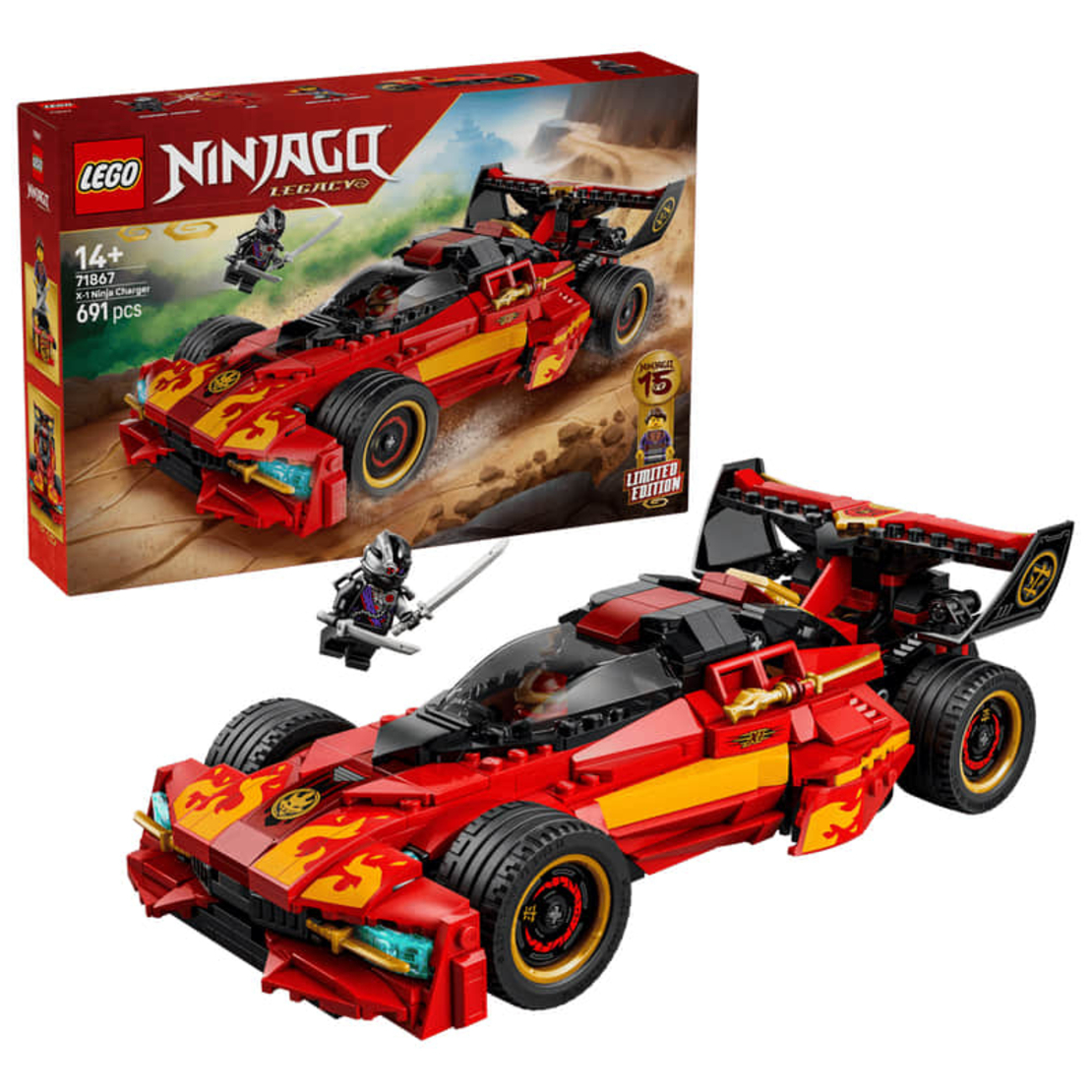 LEGO® NINJAGO® 15та годишнина на Нинджа нападател X1 71867