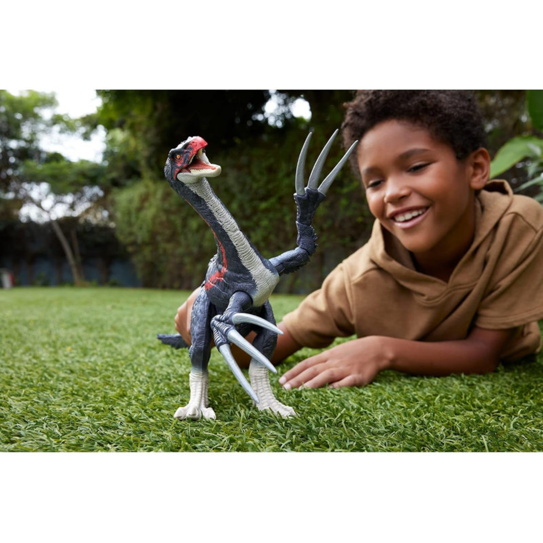 Интерактивна играчка Mattel Jurassic World Therizinosaurus, JCG16