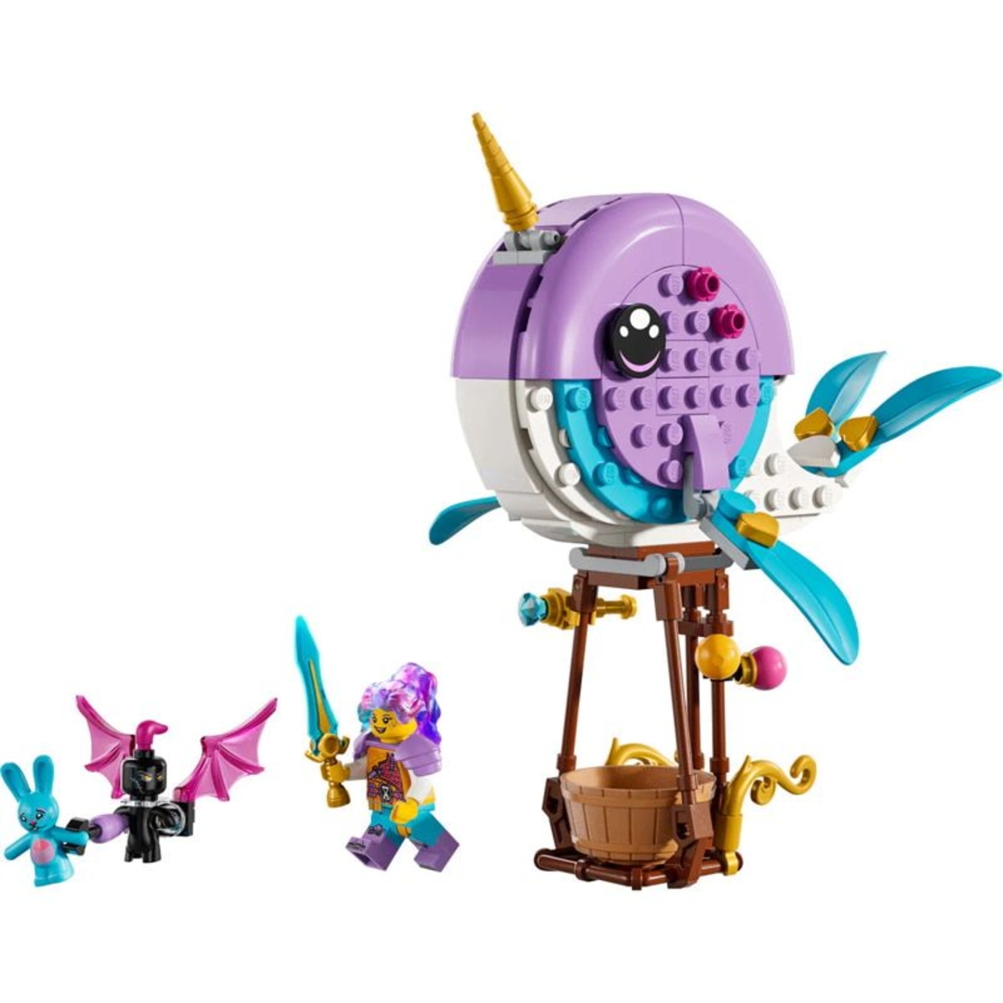 LEGO® DREAMZzz™ Нарвалът на Изи – балон с горещ въздух 71472
