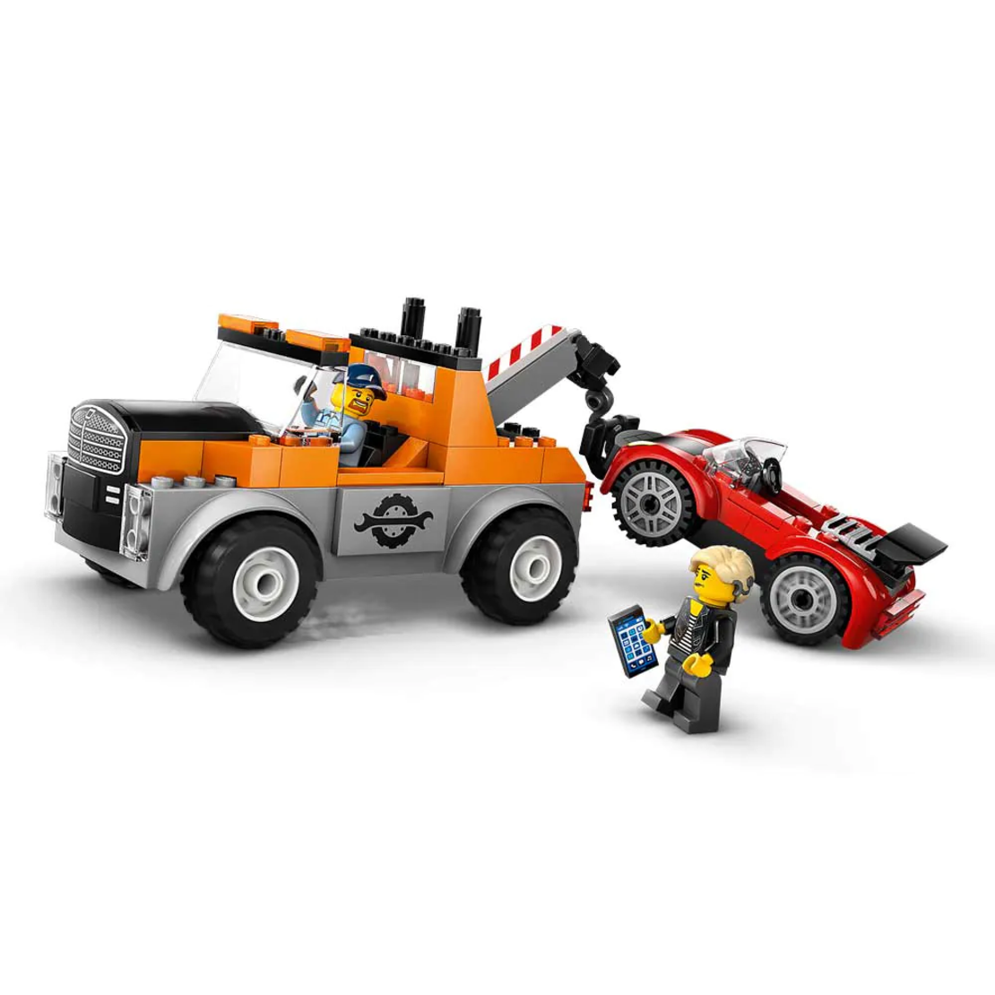 LEGO® City Влекач и ремонт на спортна кола 60435