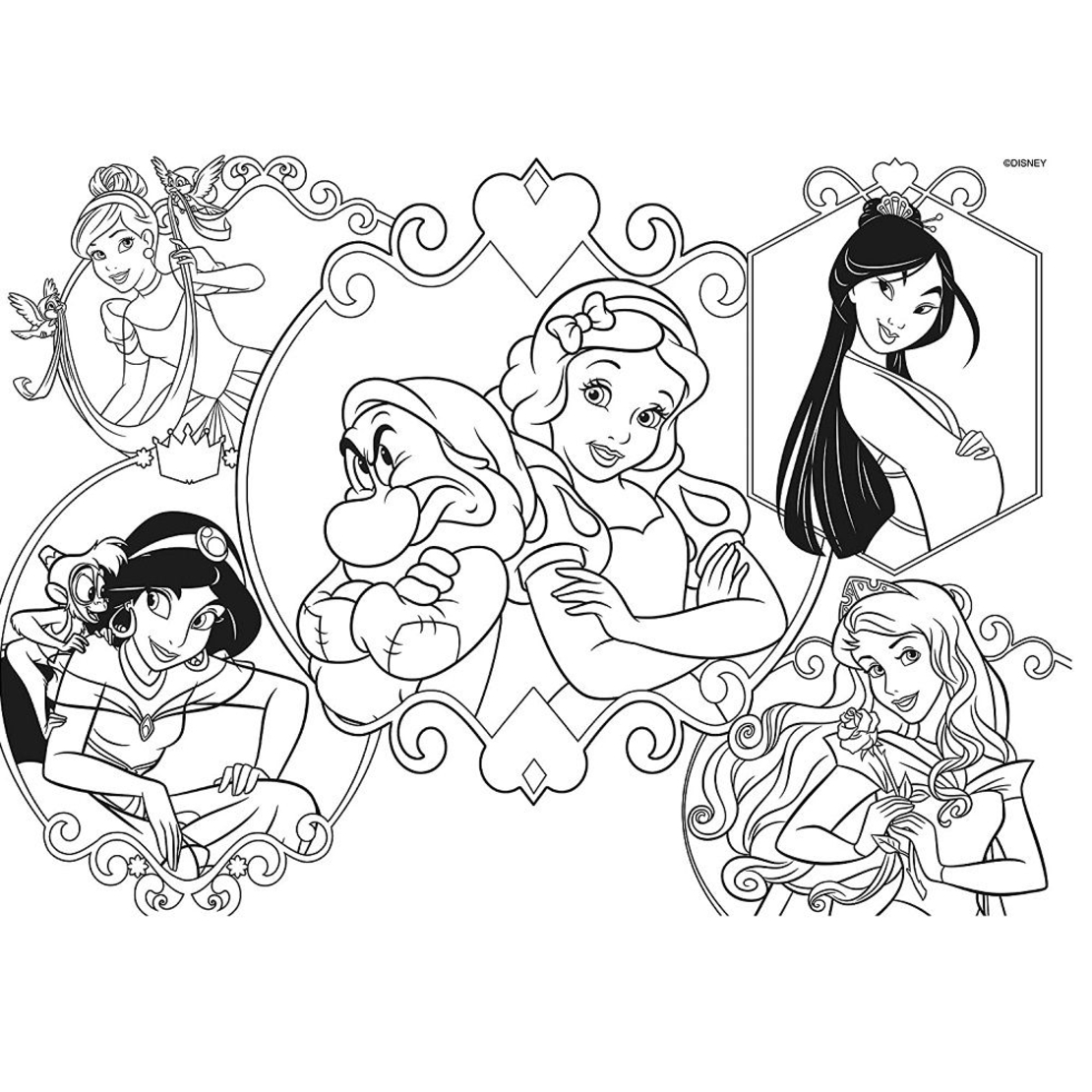 Пъзел Lisciani MAXI FLOOR Disney Принцеси 2x24 ч.