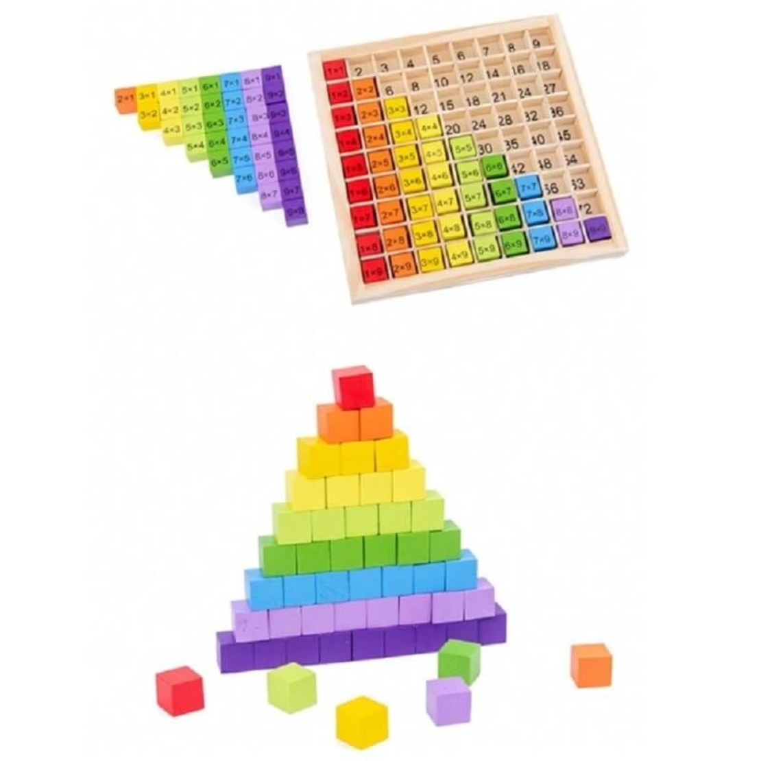 Дървена таблица за умножение Raya Toys